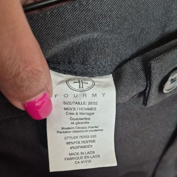 Men's Black Dress Pants - Picture 2 of 16